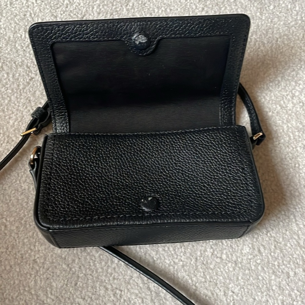 Marc Jacobs Black Crossbody Bag with Gold Accents - Picture 2 of 5